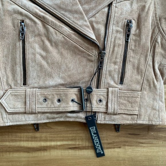 NWT! BLANK NYC Suede Moto Jacket - Picture 12 of 15